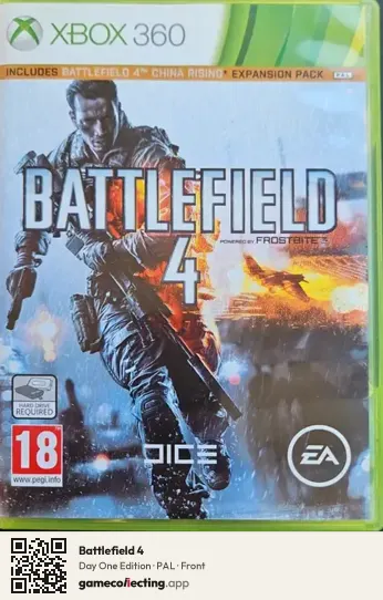 Battlefield 4 Xbox 360, PAL box front