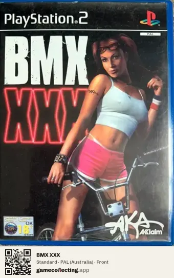 BMX XXX PlayStation 2, Australia box front