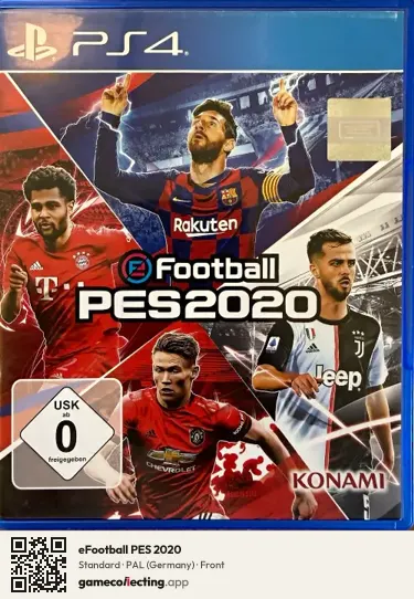 eFootball PES 2020 PlayStation 4, Germany box front