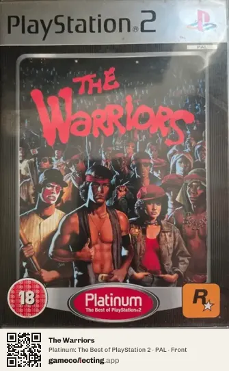 The Warriors PlayStation 2, PAL box front