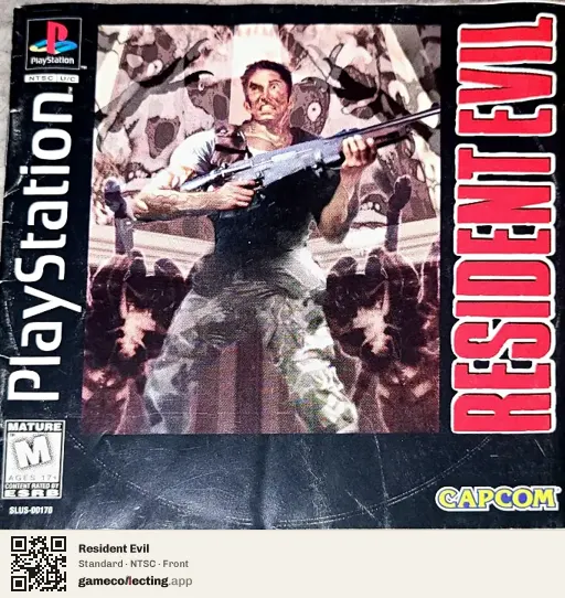 Resident Evil PlayStation, NTSC box front
