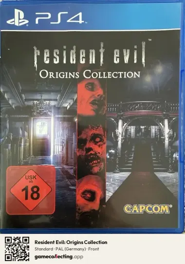 Resident Evil: Origins Collection PlayStation 4, Germany box front