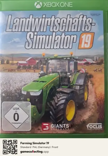 Farming Simulator 19 Xbox One, Germany box front