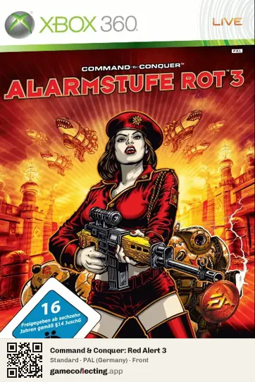 Command & Conquer: Red Alert 3 Xbox 360, Germany box front