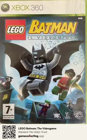 LEGO Batman: The Videogame Xbox 360, Italy box front