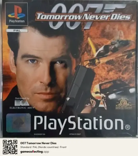 007 Tomorrow Never Dies PlayStation, Nordic countries box front