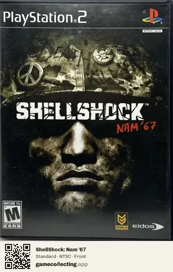 ShellShock: Nam '67 PlayStation 2, NTSC box front