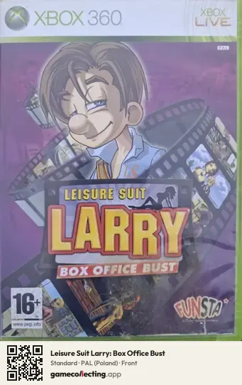 Leisure Suit Larry: Box Office Bust Xbox 360, Poland box front