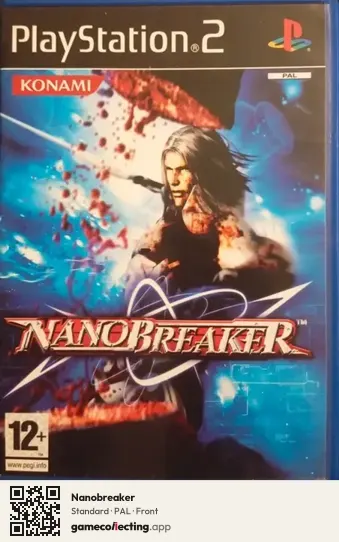 Nanobreaker PlayStation 2, PAL box front