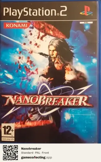 Nanobreaker PlayStation 2, PAL box front