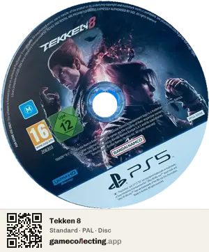 Tekken 8 PlayStation 5, PAL disc