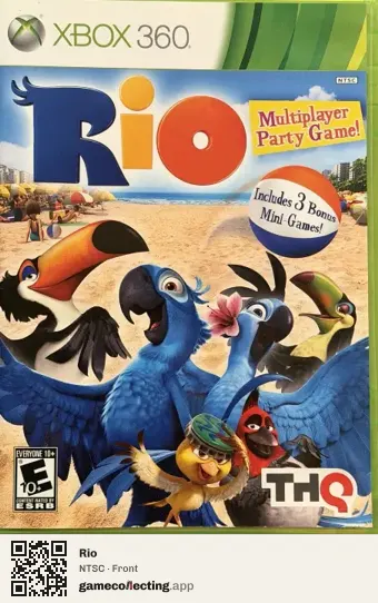 Rio Xbox 360, NTSC box front