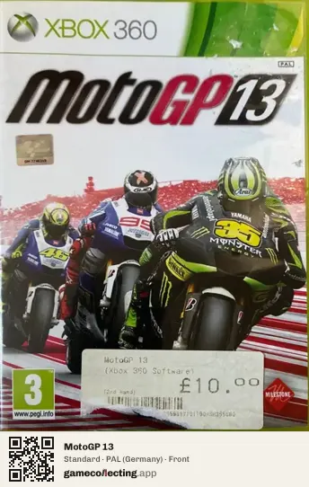 MotoGP 13 Xbox 360, Germany box front