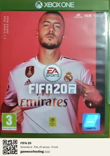 FIFA 20 Xbox One, France box front
