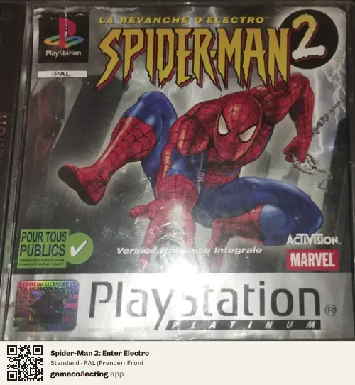 Spider-Man 2: Enter Electro PlayStation, France box front