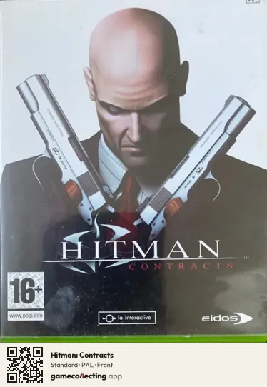 Hitman: Contracts Xbox, PAL box front
