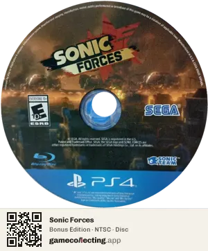 Sonic Forces PlayStation 4, NTSC disc