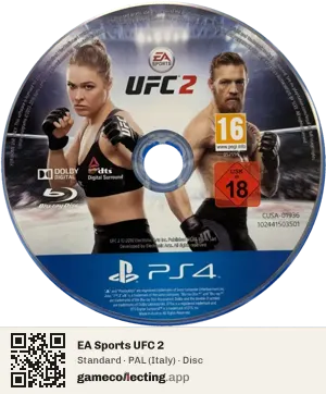 EA Sports UFC 2 PlayStation 4, PAL disc