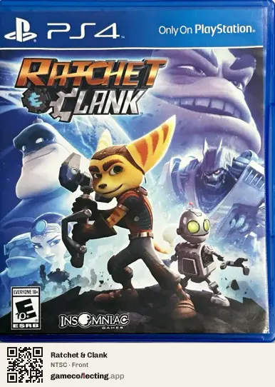 Ratchet & Clank PlayStation 4, NTSC box front