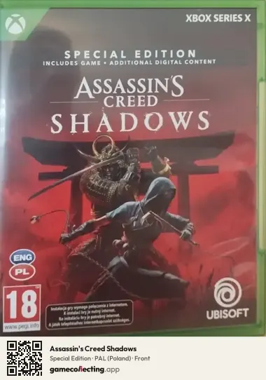 Assassin's Creed Shadows Xbox Series X, Poland box front