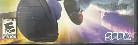 Sonic Unleashed, the ESRB box on its front