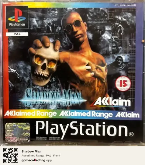Shadow Man PlayStation, PAL box front