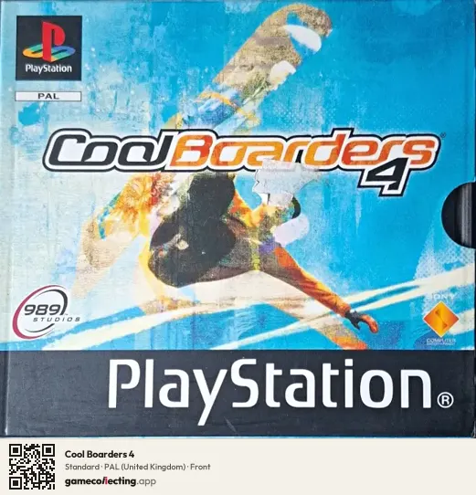 Cool Boarders 4 PlayStation, United Kingdom box front