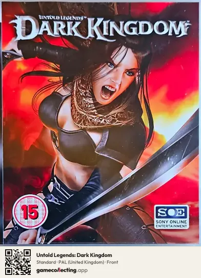 Untold Legends: Dark Kingdom PlayStation 3, United Kingdom box front