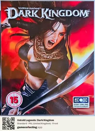 Untold Legends: Dark Kingdom PlayStation 3, United Kingdom box front