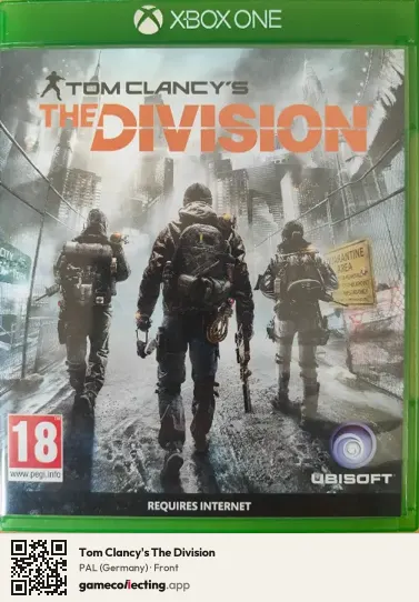 Tom Clancy's The Division Xbox One, Germany box front