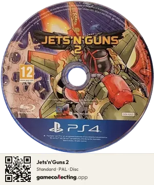 Jets'n'Guns 2 PlayStation 4, PAL disc