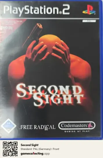 Second Sight PlayStation 2, Germany box front
