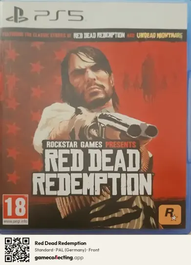 Red Dead Redemption PlayStation 5, Germany box front