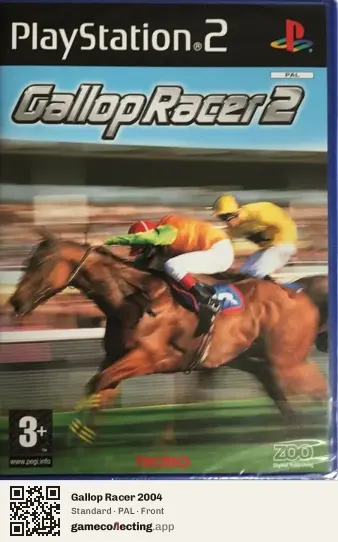 Gallop Racer 2004 PlayStation 2, PAL box front