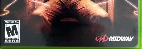 The Suffering, the ESRB box on its front