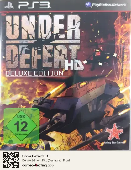 Under Defeat HD PlayStation 3, Germany box front