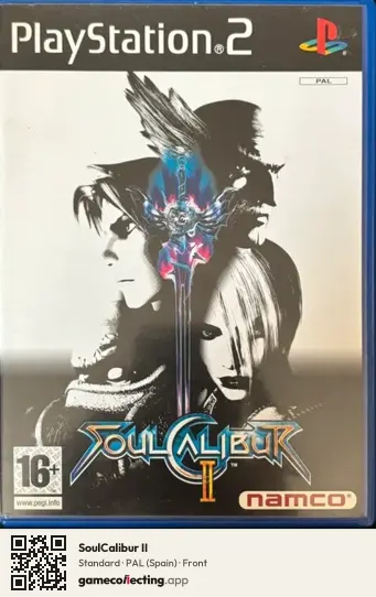 SoulCalibur II PlayStation 2, Spain box front