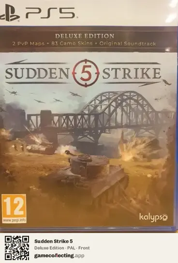 Sudden Strike 5 PlayStation 5, PAL box front
