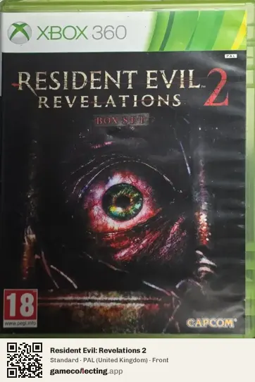 Resident Evil: Revelations 2 Xbox 360, United Kingdom box front