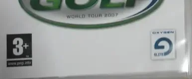 ProStroke Golf World Tour 2007, the PEGI square on its front