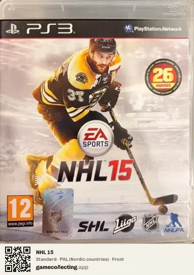 NHL 15 PlayStation 3, Nordic countries box front