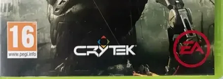 Crysis 3, the PEGI square on its front