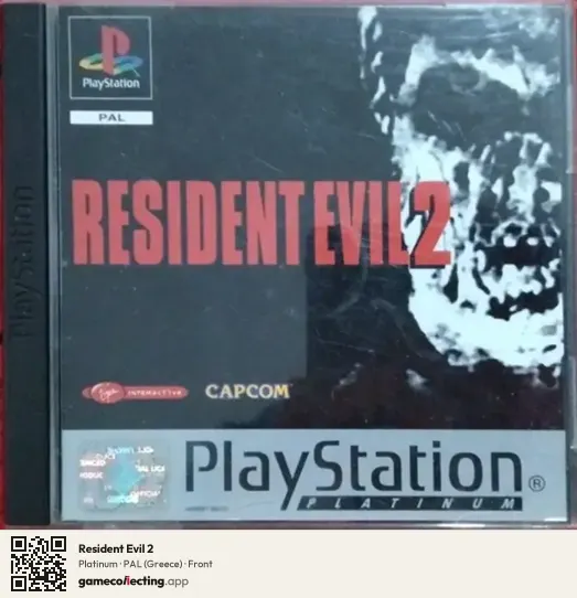 Resident Evil 2 PlayStation, Greece box front