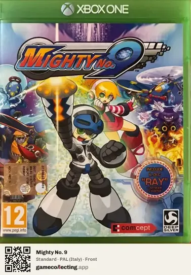 Mighty No. 9 Xbox One, Italy box front