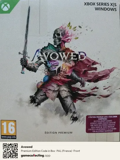 Avowed Xbox Series X, France box front