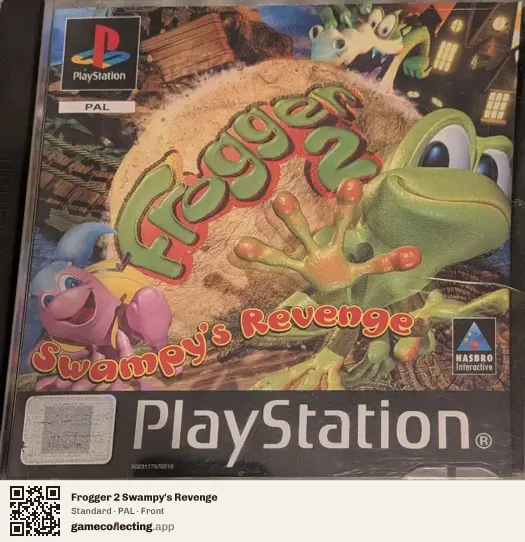 Frogger 2 Swampy's Revenge PlayStation, PAL box front