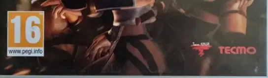 Dead or Alive 5, the PEGI square on its front