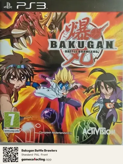 Bakugan Battle Brawlers PlayStation 3, PAL box front