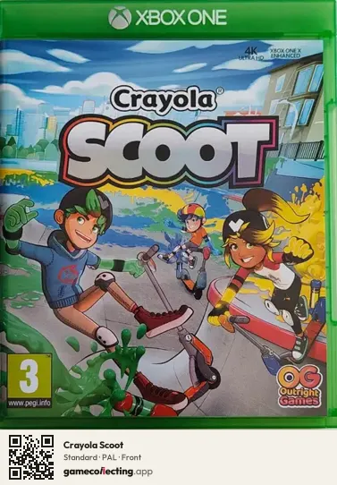 Crayola Scoot Xbox One, PAL box front