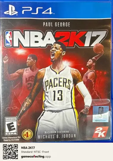 NBA 2K17 PlayStation 4, NTSC box front